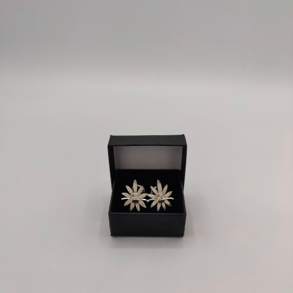 Pendiente Hoja Brillante