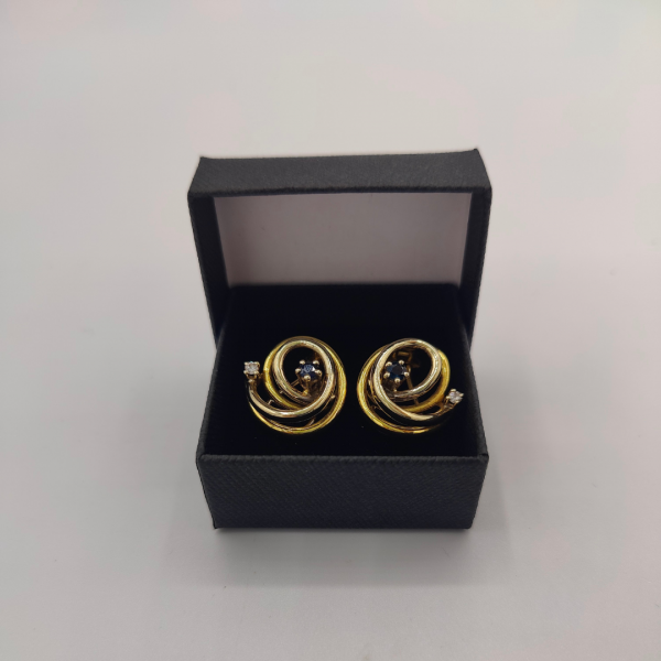 Pendientes Brillantes nudo de elegancia