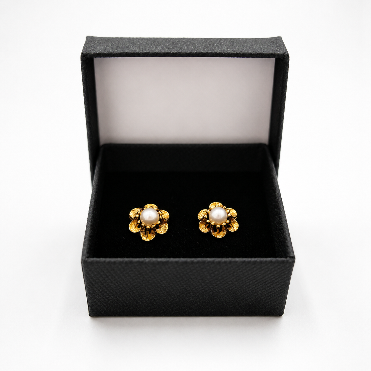 Pendientes Primavera perla
