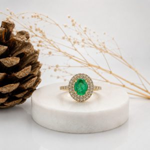 Anillo Esmeralda brillante