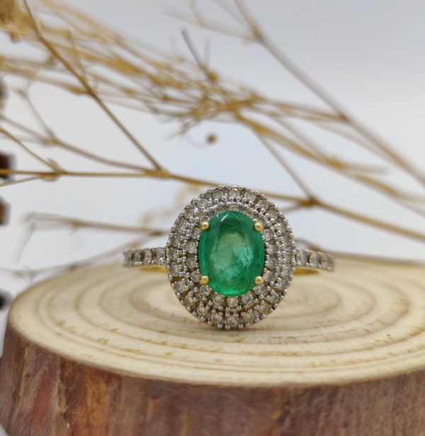 Anillo Esmeralda brillante - Imagen 3