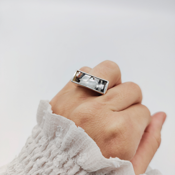 Anillo Nácar desgastado
