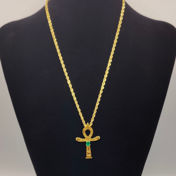 Cruz egipcia de oro 18 k