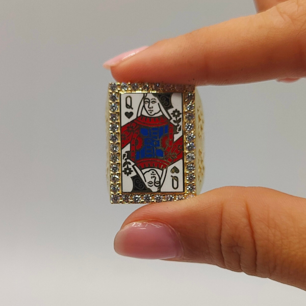 Anillo carta king