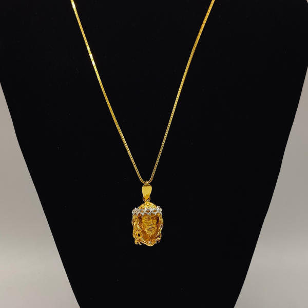Colgante Jesús con corona de espinas