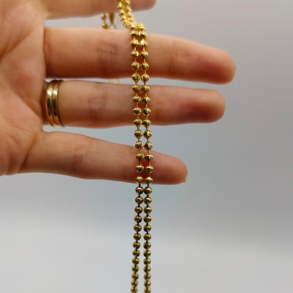 cadena bolitas 50 cm