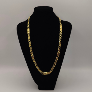 Cadena cubana eslabones versace 24 g