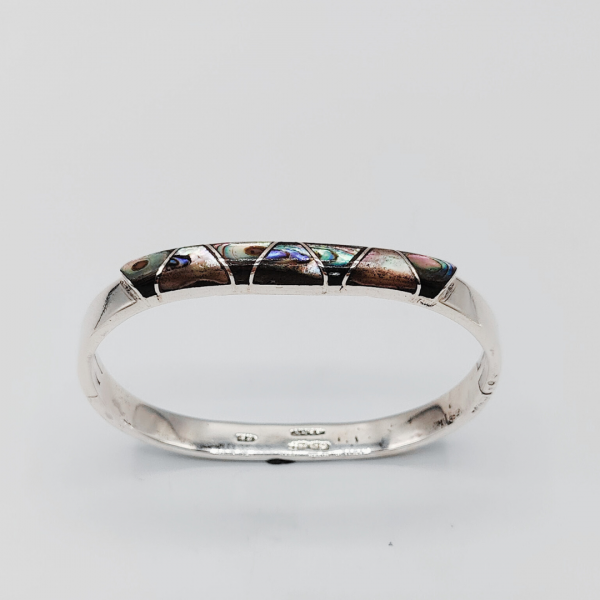 Brazalete de plata Nácar