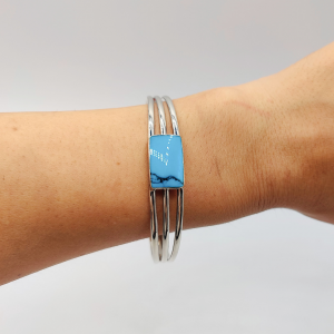 brazalete con turquesa