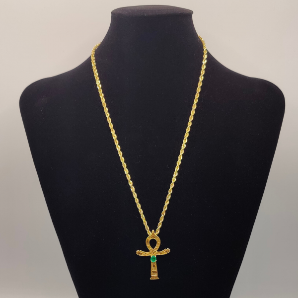 Cruz egipcia de oro 18 k