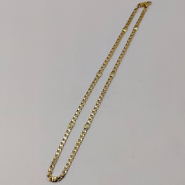 cubana con brillantitos 45 cm 3 mm