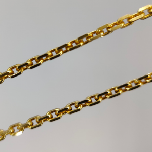 Cadena rolo cuadrado 60 cm 2 mm