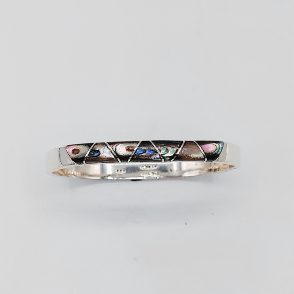 Brazalete de plata Nácar