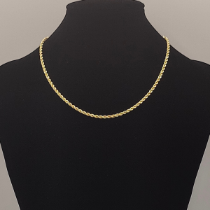 Cadena cordón 40 cm 2 mm 18 k