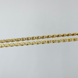 cadena barbada doble 50 cm 2 mm