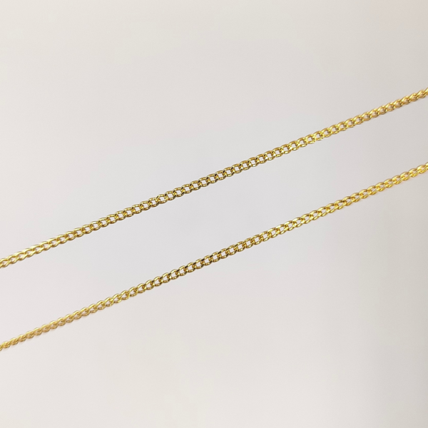 cadena cubana 60 cm 1 mm