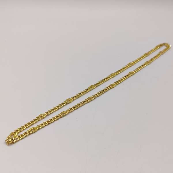 Cadena fígaro 60 cm 6 mm