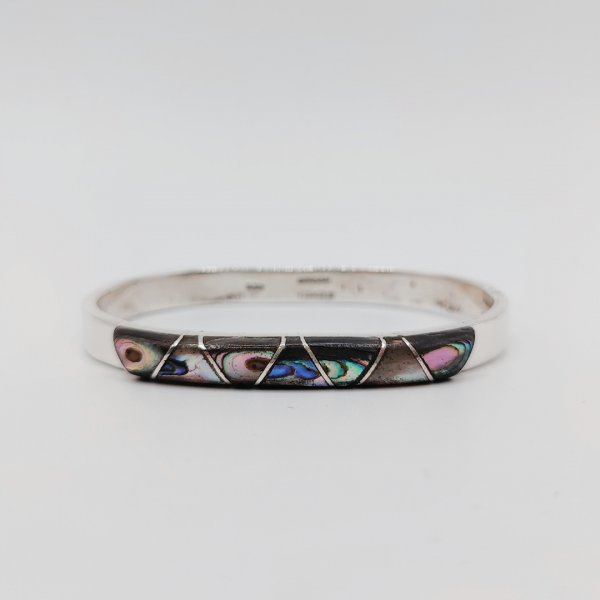 Brazalete de plata Nácar