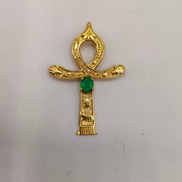 Cruz egipcia de oro 18 k
