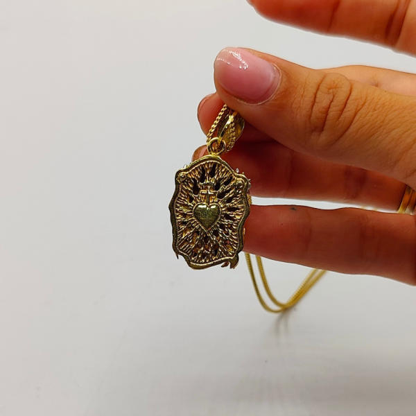 Colgante Jesús con corona de espinas
