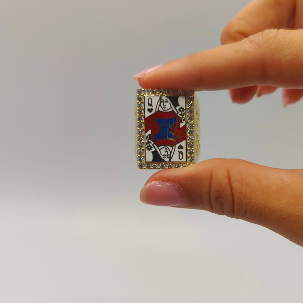 Anillo carta king