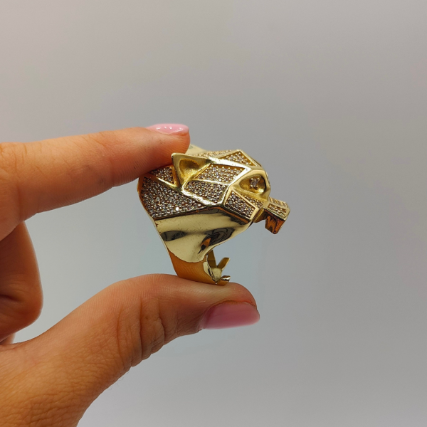 Anillo leopardo Oro 18 k