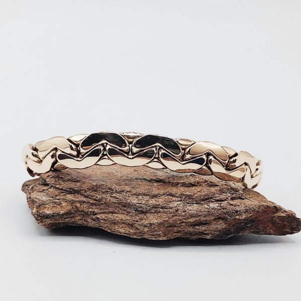 Pulsera cubana cuadrada