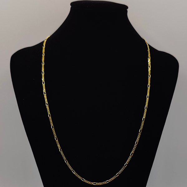 Cadena Fígaro 60 cm 2 mm Oro de 18 k REF: CA265