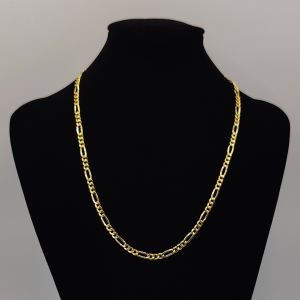 Cadena Fígaro 50 cm 4 mm Oro de 18 k REF: CA254