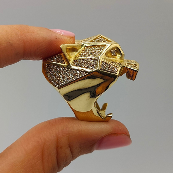 Anillo leopardo Oro 18 k