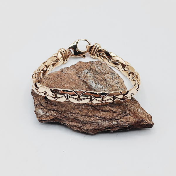 Pulsera cubana cuadrada