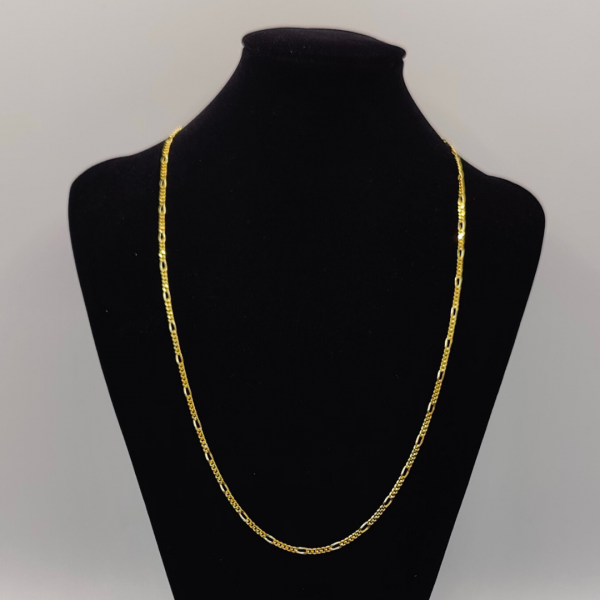 Cadena Fígaro 60 cm 2 mm Oro de 18 k REF: CA265