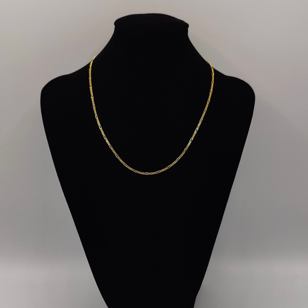Cadena Fígaro 45 cm 2 mm Oro de 18 k REF: CA141