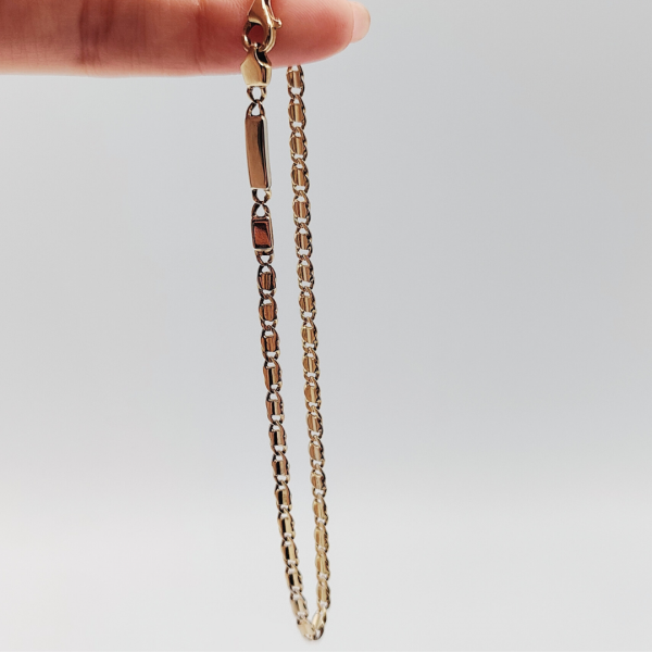 pulsera barbada opaca 21 cm 2 mm