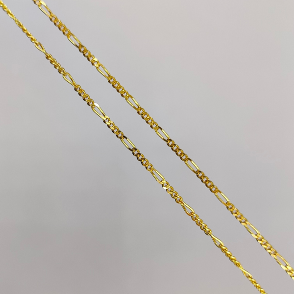 Cadena Fígaro 45 cm 2 mm Oro de 18 k REF: CA141