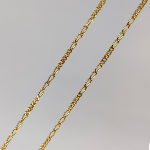 Cadena Fígaro 40 cm 2 mm Oro de 18 k REF: C260