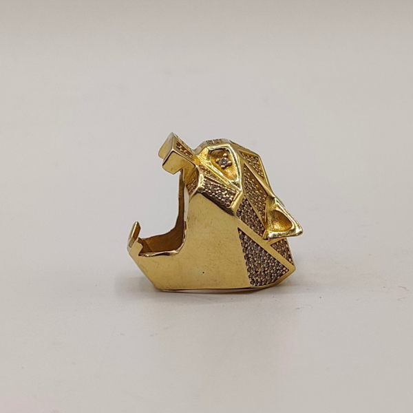 Anillo leopardo Oro 18 k