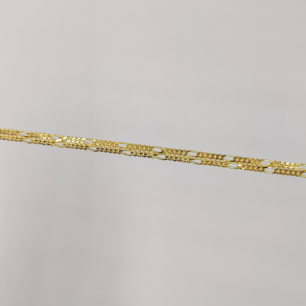 Cadena Fígaro 60 cm 2 mm Oro de 18 k REF: CA265