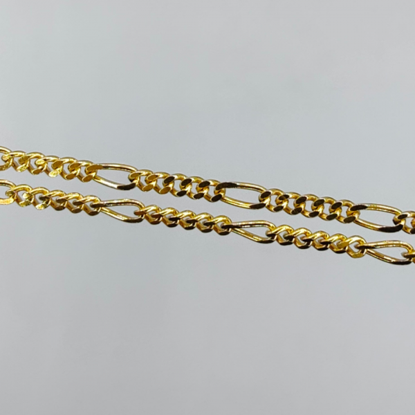 Cadena Fígaro 60 cm 2 mm Oro de 18 k REF: CA265