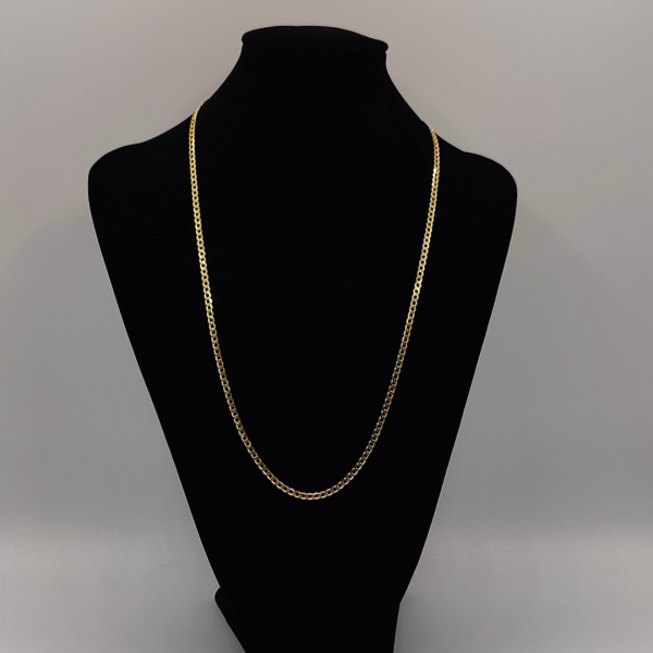Cadena Cubana 60 cm 3 mm Oro de 18 k REF:CA270