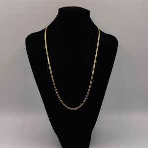 Cadena Cubana 60 cm 3 mm Oro de 18 k REF:CA271