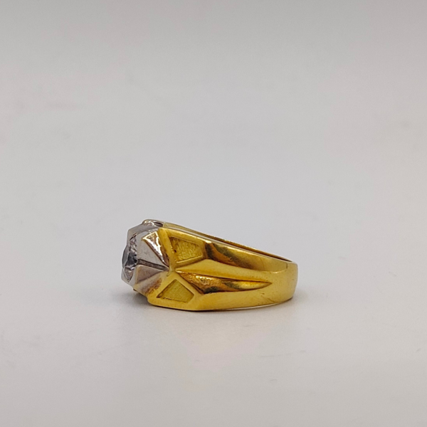 Anillo mezcla de oro 18 k