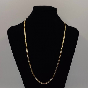 Cadena Cubana 60 cm 3 mm Oro de 18 k REF:CA270