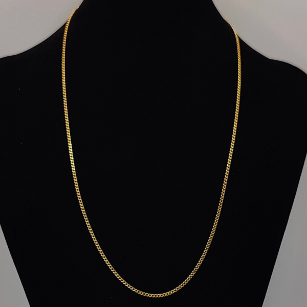 Cadena Cubana 50 cm 2 mm Oro de 18 k REF:CA274