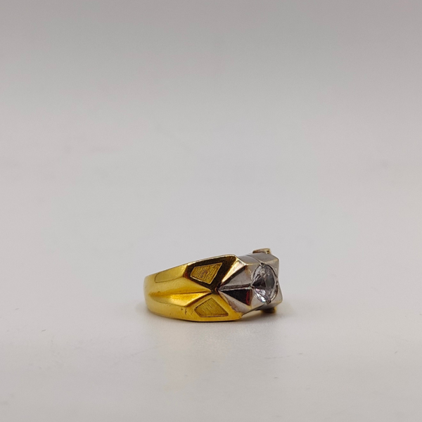 Anillo mezcla de oro 18 k