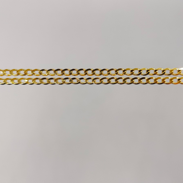 Cadena Cubana 60 cm 3 mm Oro de 18 k REF:CA270
