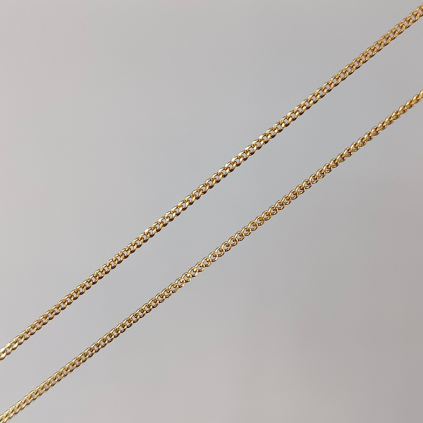 Cadena Cubana 50 cm 1 mm Oro de 18 k REF:CA275