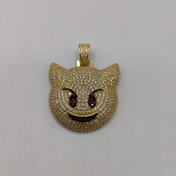 Colgante emoticono diablo