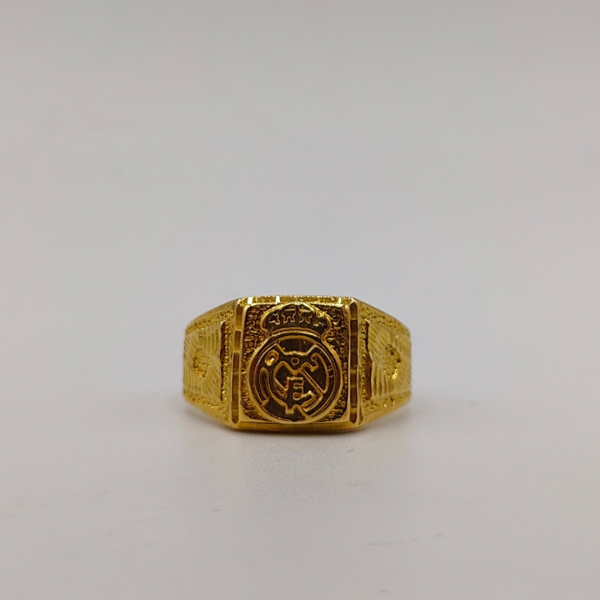 Anillo sello Madrid oro de 18 k