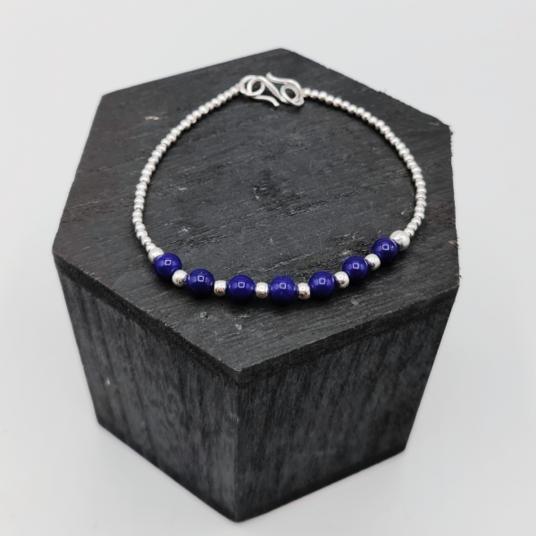 Pulsera de Lapislázuli y Plata